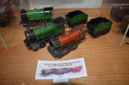 Three Hornby O Gauge MO Locos with Two Tenders