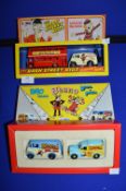 Two Corgi Comic Classics Beano and Back Street Kids Diecast Vehicles and Bus