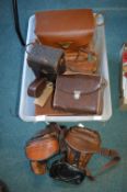 Assorted Vintage Camera Cases