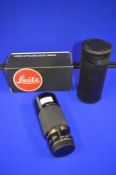 Leica Vario Elmar R 1:4/70-210 Lens with Leather Case and Original Packaging