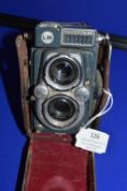Yashika 44 Camera with Leather Case