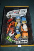 Vintage Tonka Toys Including Car Transporter, Cement Mixer, etc.