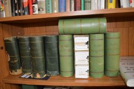 Eight Slide Magazine Storage Containers and Slides