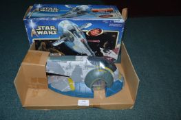 Star Wars Attack of the Clones Slave 1 Spaceship w