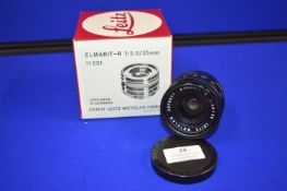 Leica Elmarit R-1:2.8/35mm Lens with Original Packaging