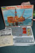Revel Shell/Esso North Cormorant Oil Rig Platform Scale Model Kit