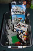 Tub of Lego Including Technics Snowmobile