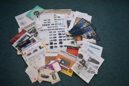 Assorted Leica Ephemera, Promotional Materials, and Camera Family Tree Poster