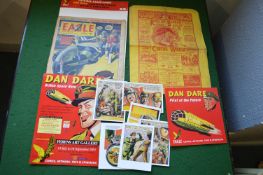Eagle and Dan Dare Comics, plus Barnum & Bailey Circus Bag