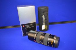 Leica Vario Elmar R 1:4/80-200 Lens with Leather Case and Original Packaging
