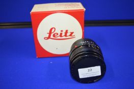 Leica Summicron R 1:2/50 Lens for Leica R3 with Original Packaging