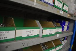 *Contents of Shelf to Include Assorted Through Bolts