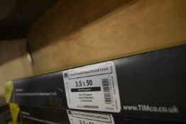 *Course Thread Drywall Screws 3.5x50mm 1000pk