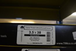 *1x Course Thread Collated Drywall Screws 1000pk