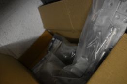 *5x Taurus Galvanised Hook & Band Cranked 250mm