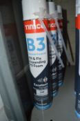 *3x Timco B3 Handheld Expanding PU Foam 750ml
