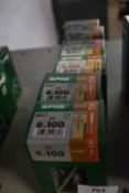 *6x Spax Hi Force T30 6x100 Screws 24pk