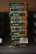 *5x Spax High Force T40 8x200 Screws 16pk