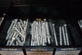 *Assorted Concrete Bolts 10mm x 75-150mm (tubs not included)