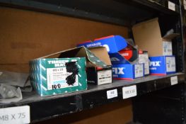 *Contents of Shelf to Include Assorted Carriage Bolts, Cup Square Bolts, etc.