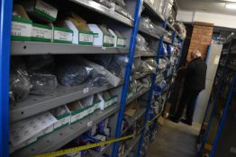 *Five Bays of Adjustable Shelving 98x34cm x 200cm tall (469cm total length) (collection by