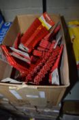 *Box of Masonry Wall Plugs 6mm Red
