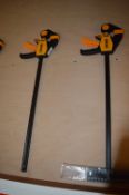 *Pair of Timco Quick Bar Clamps 450mm