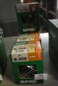 *3x Spax T40 8x100 Screws 20pk, plus One Part Box