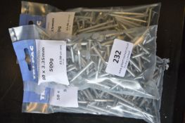 *3x Pack of Galvanised Clout Nails 40mm and 50mm
