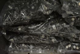 *9x 1kg of Alloy Clout Nails 2.65x30mm