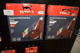 *Assorted Packs of Orbital Sanding Disks 150mm