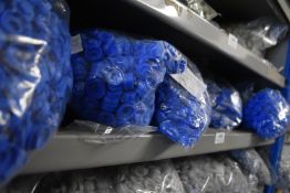 *Contents of Shelf to Include Blue Plastic Hex Covers