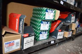 *Contents of Shelf to Include Assorted Roofing Bolts, and Square Nuts