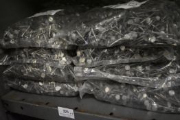*9x 1kg of Alloy Clout Nails 3.35x38mm