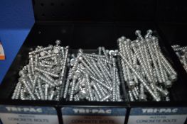 *Assorted Concrete Bolts 6mm x 75-100mm (tubs not included)