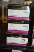 *3x Timber Fix 5x80mm CSK Screws 100pk