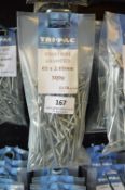 *4x Bag of Round Wire Galvanised Nails 65mm