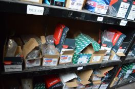 *Contents of Shelf to Include Assorted Mushroom Roofing Bolts