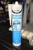 *4x Bathroom & Kitchen White Sealant 300ml