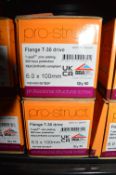 *2x 50pk of Flange T30 6x100 Screws