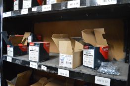 *Contents of Shelf to Include Assorted Carriage Bolts, Cup Square Bolts, etc.