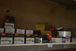 *Contents of Shelf to Include Assorted Drywall Construction Screws, and Brass Wood Raised Head