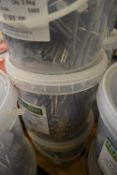 *3x 2.5kg Tub of Bright Round Wire Nails 125x5.6mm