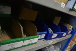 *Contents of Shelf to Include Assorted Screw Eyes