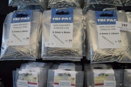 *50x Pack of Dome Herad Rivets 3.2, 4, and 4.8mm