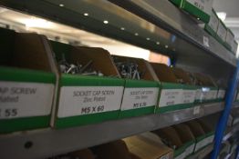 *Contents of Shelf to Include Assorted M5 Socket Cap Screws