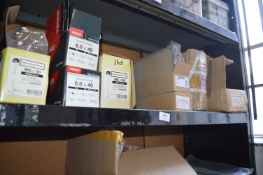 *Contents of Shelf to Include Assorted Nylon Hammer Fixings M5 and M6, and Welded Eye Bolts