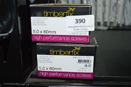 *2x Timber Fix 5x60mm CSK Screws 100pk
