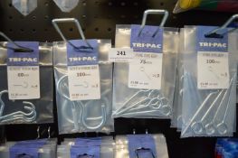 *Various Screw Hooks and Eyes