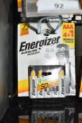 *5x Energizer AAA Batteries 5pk